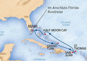 13 Tage Östliche Karibik und Südflorida 